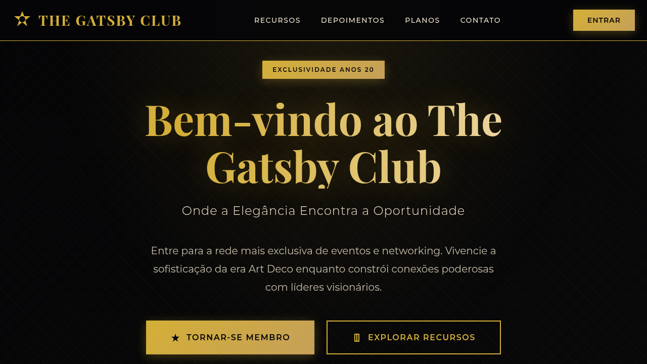 Gatsby Art Deco Noir