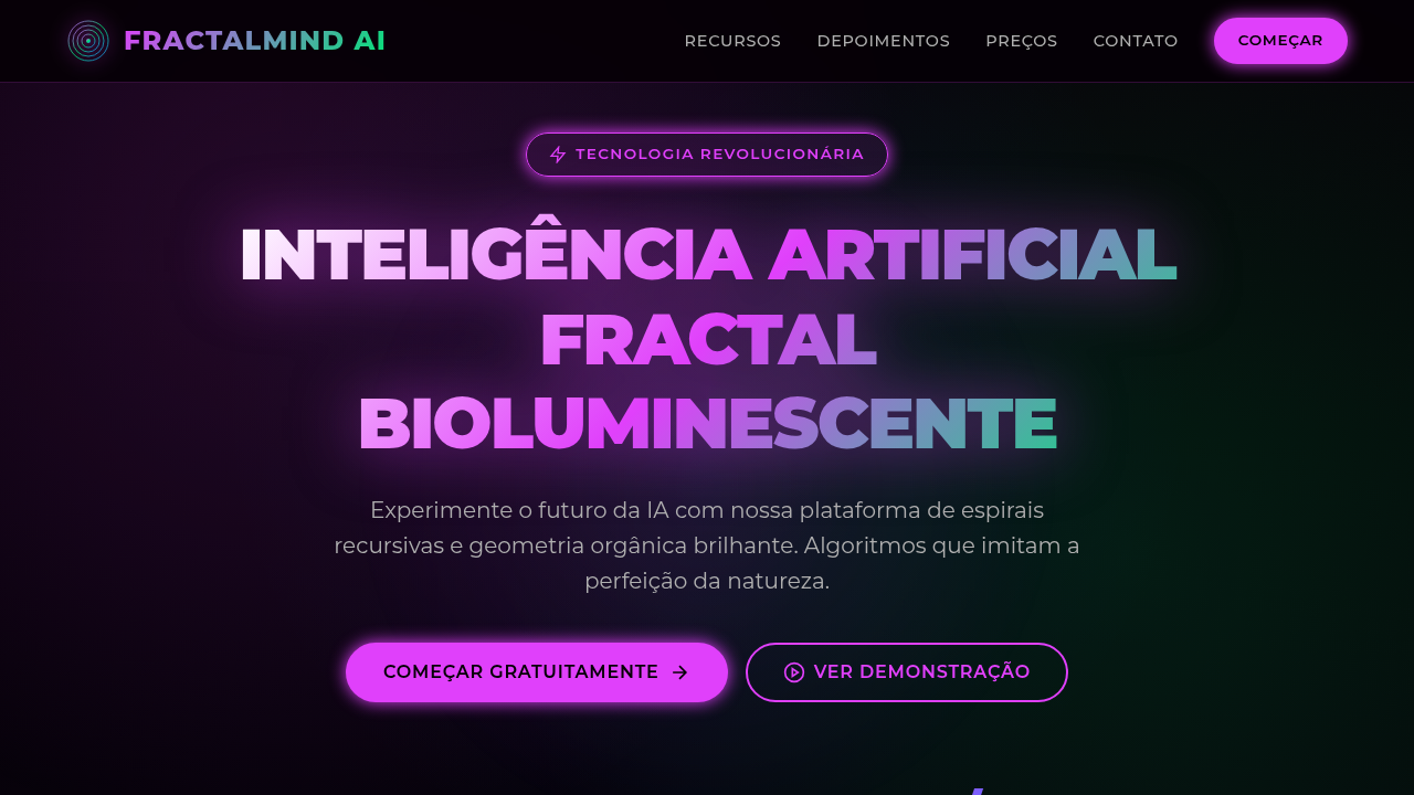 Fractal Bioluminescence