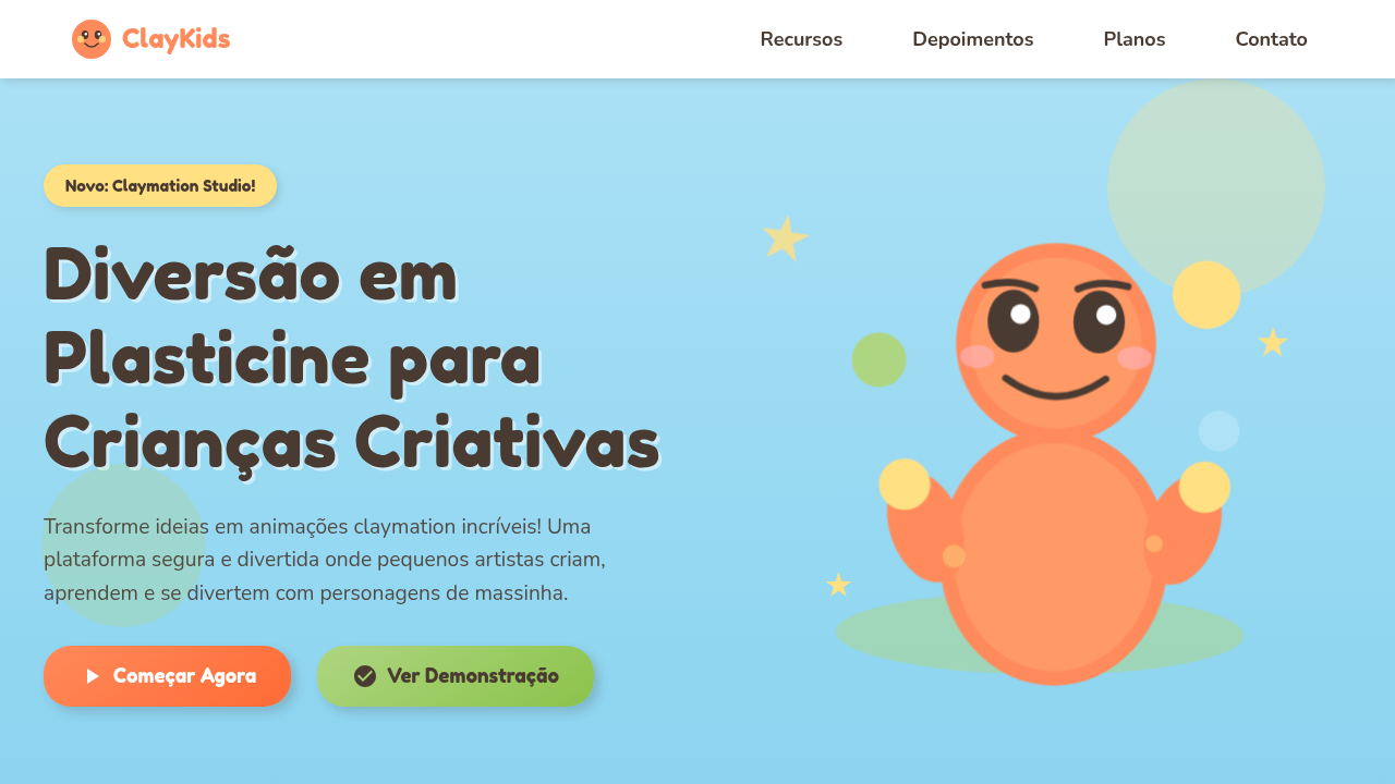 Claymation 3D Illustration