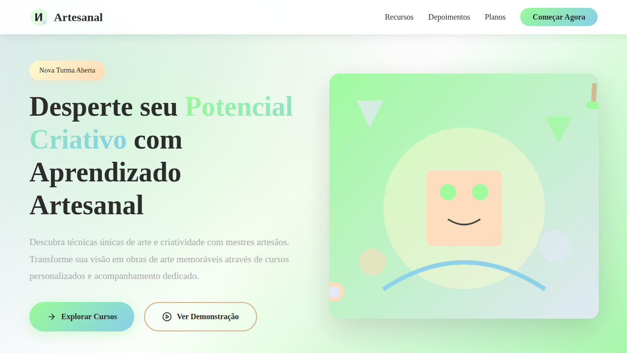 Aprendizado Criativo Artesanal