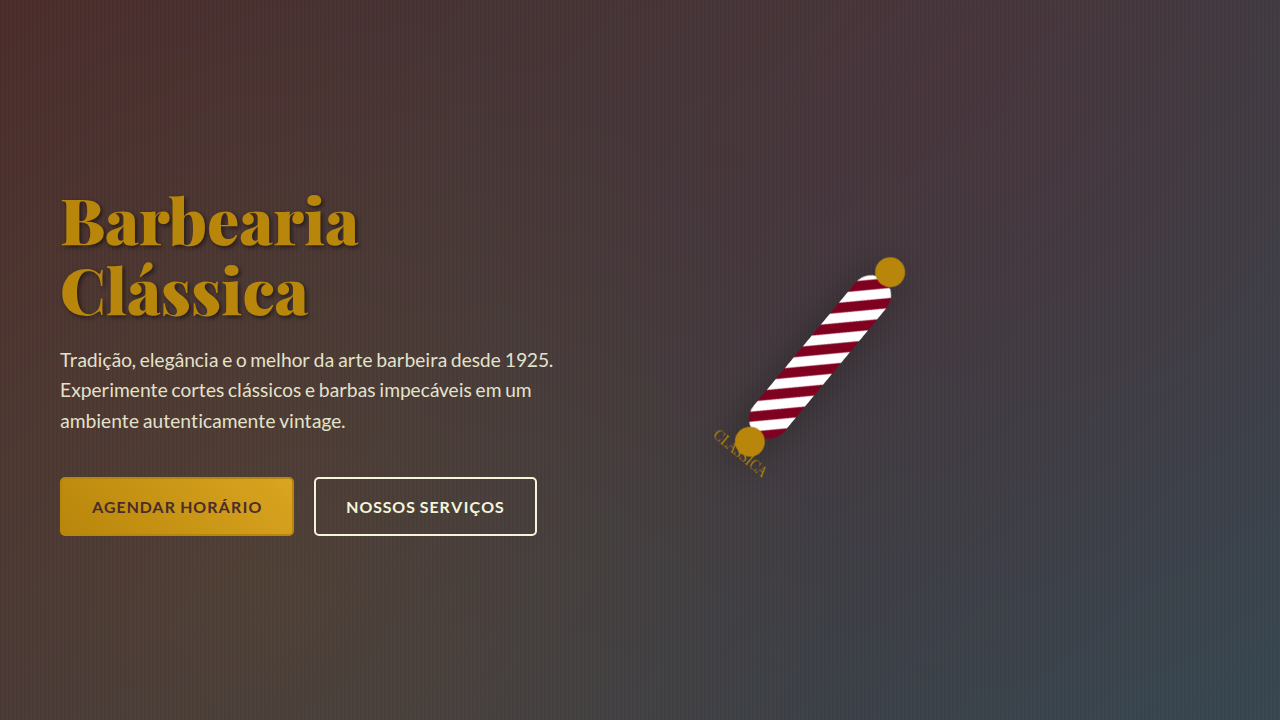 Retro Barbershop Clássica