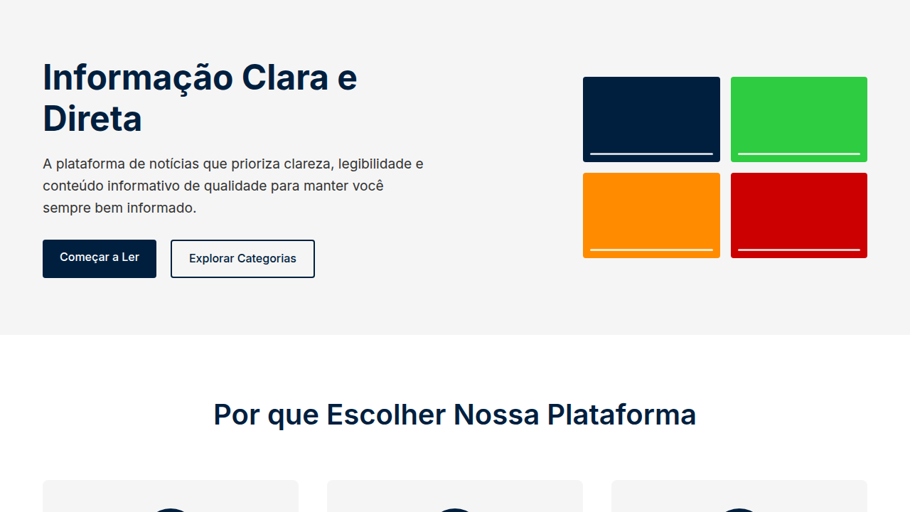Flat Design Informativo Claro