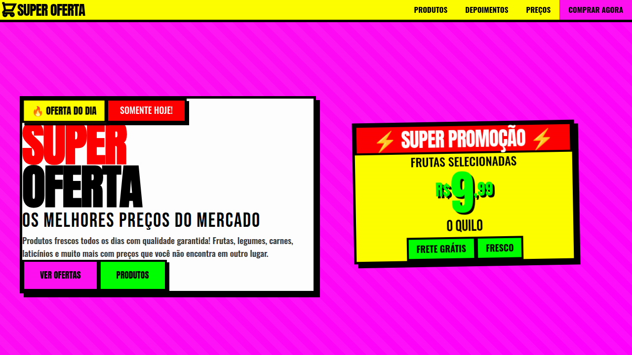 Cartazista de Supermercado